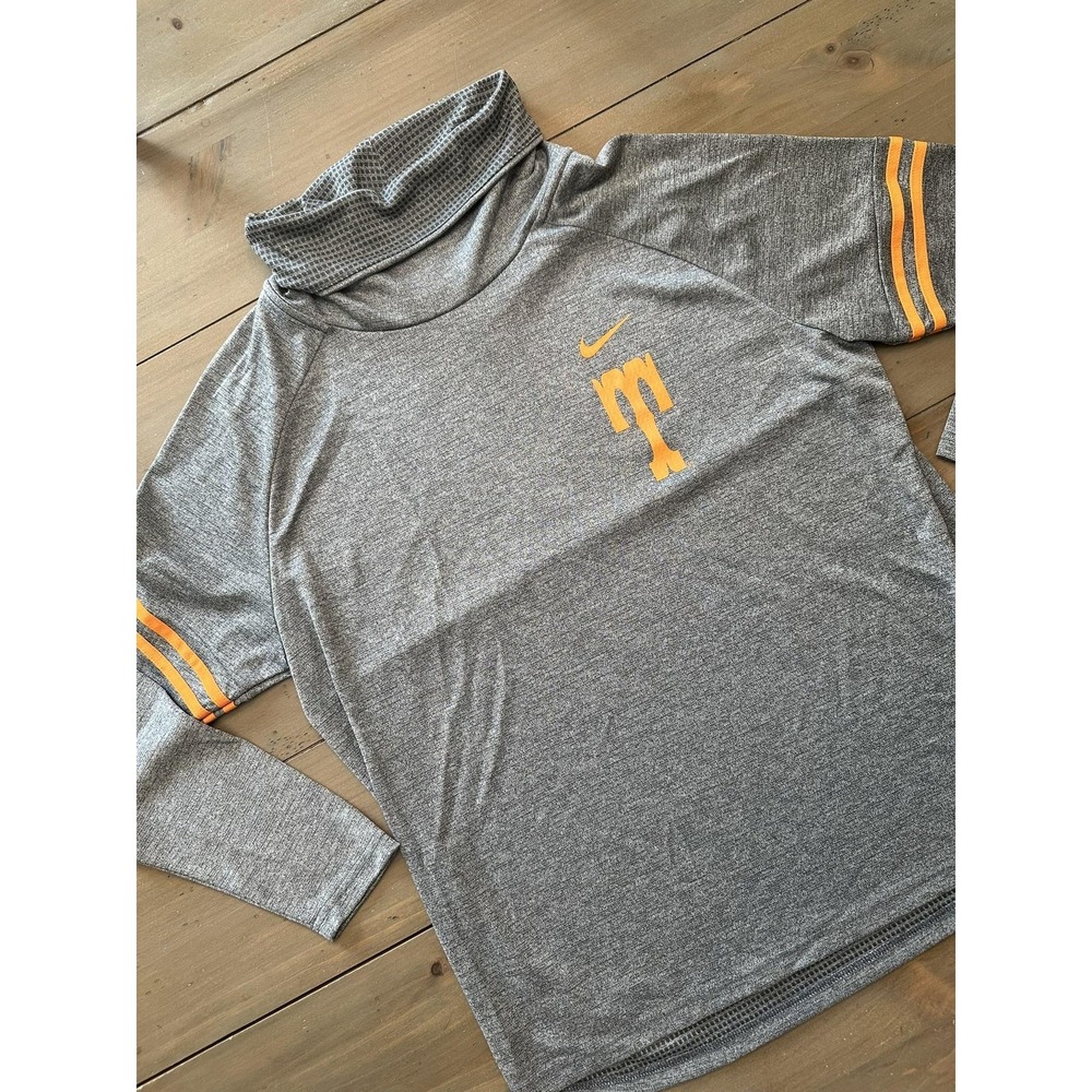 Nike Tennessee Volunteers Shirt Womens‎ XL Gray Turtleneck Pullover Lightweight